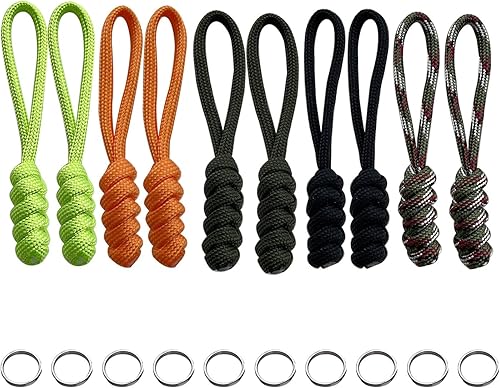 Paracord Lanyard with Ring Knife Lanyards Paracord for Backpacks Tents Trolley C