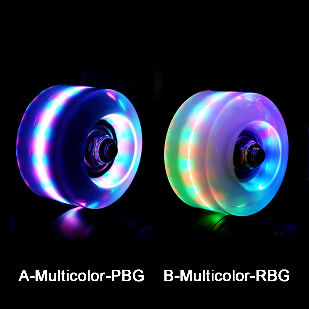 LUMINOUS - LED QUAD WHEELS LIGHT UP ROLLER SKATE WHEELS – ROVE SKATEHOUSE - View #9