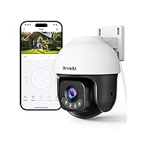 Tenda 5MP 3K Telecamera Wi-Fi Esterno, Wi-Fi 6 Videocamera Sorveglianza Esterna con