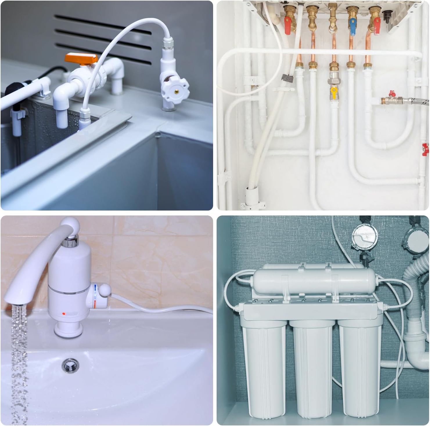 RO Tubing 3/8 Inch Outside Diameter,65.6 Feet Food Grade Pex Tubing,Translucent PE tubing for Reverse Osmosis Systems and Water Filters, Aquariums, Coffee Machine