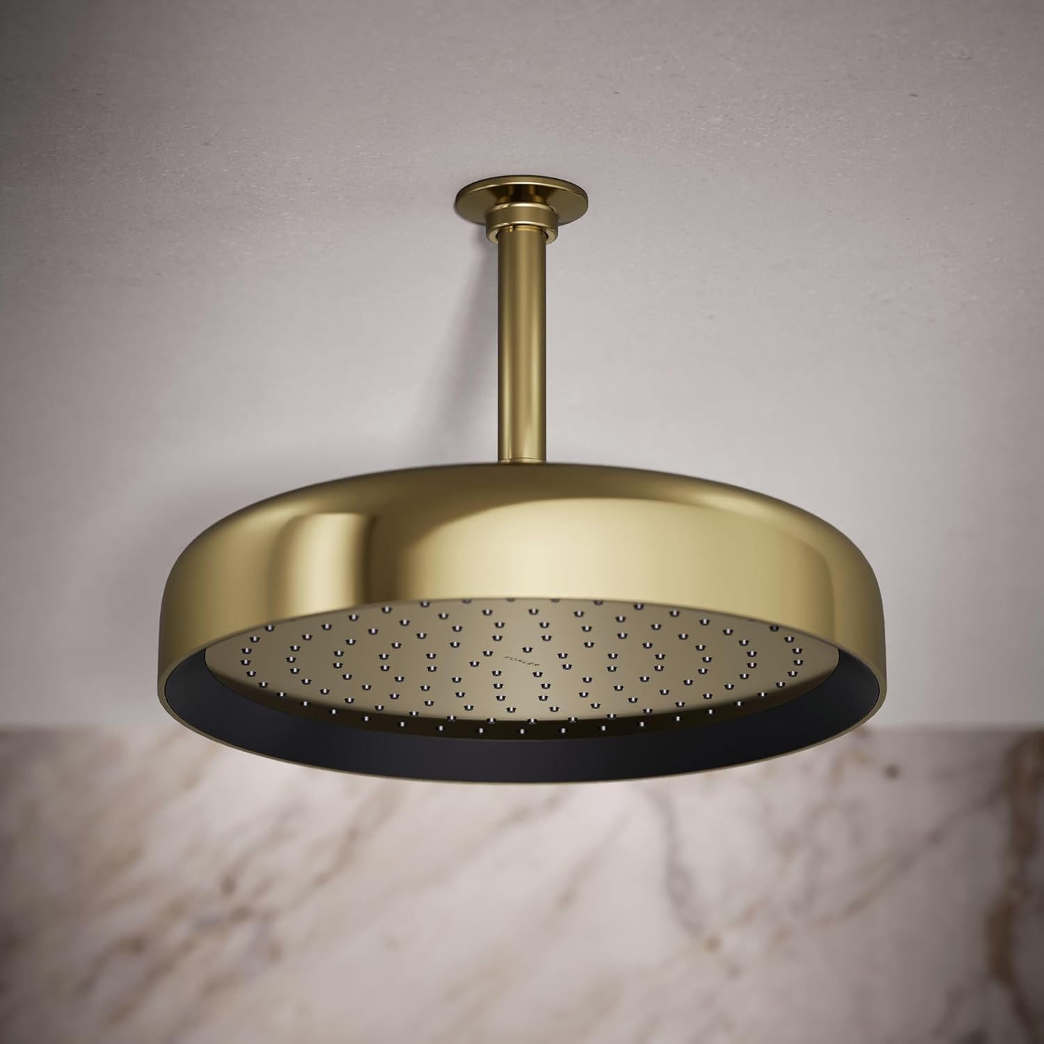 Kohler 26291-G-AF Statement® Round 12" single-function rainhead, 1.75 gpm, Vibrant French Gold