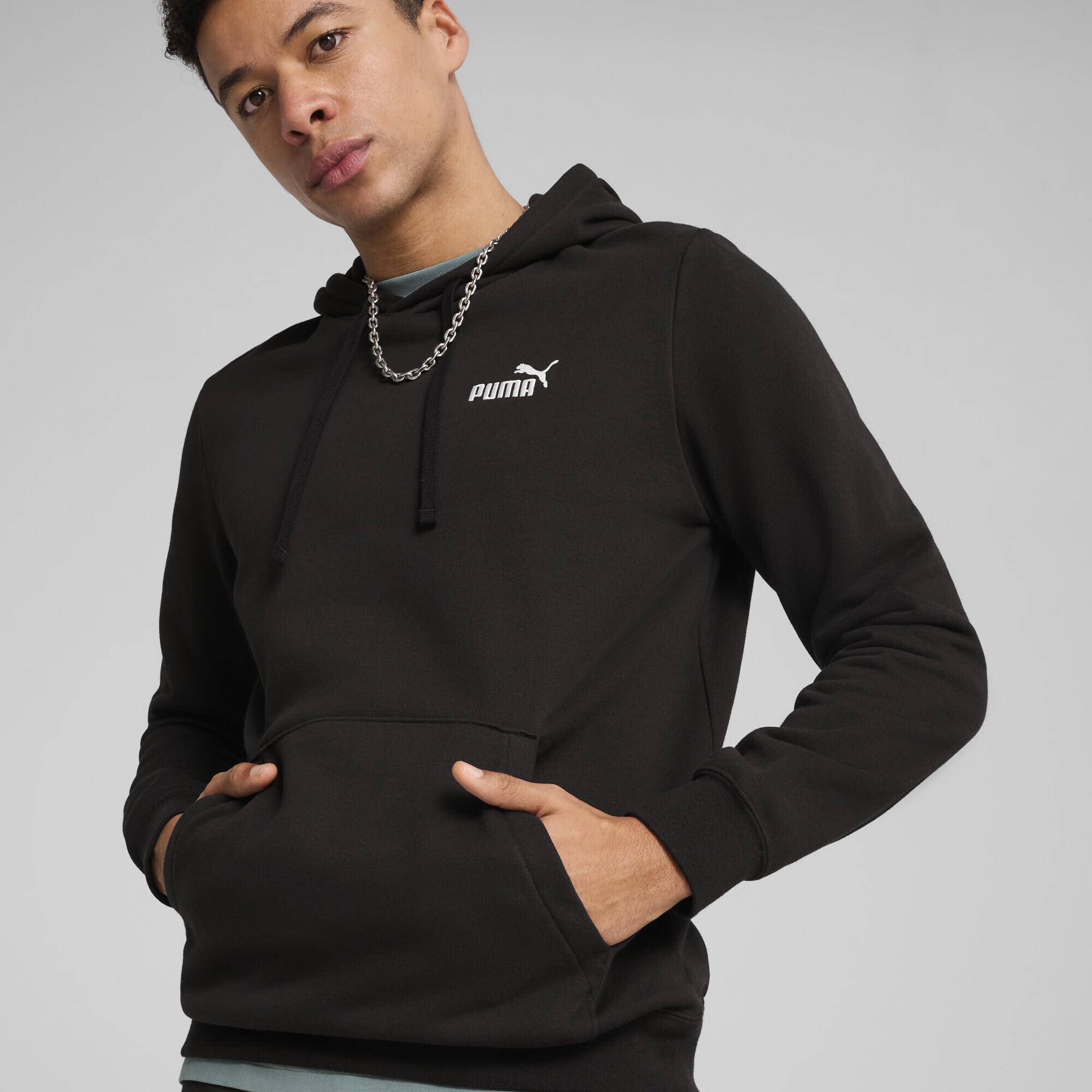 PUMA Men's ESS Small No. 1 Logo Hoodie FL Hoodies (Pack of 1)
