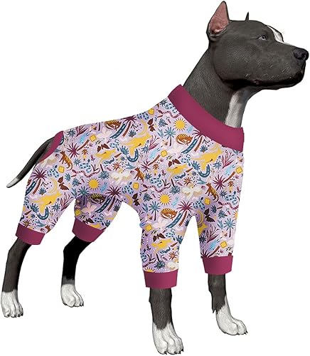 LovinPet Pijama grande cálido para perros, camisa para aliviar la ansiedad de las mascotas, traje de recuperación de cirugía para perros disponible en Yaxa Venezuela