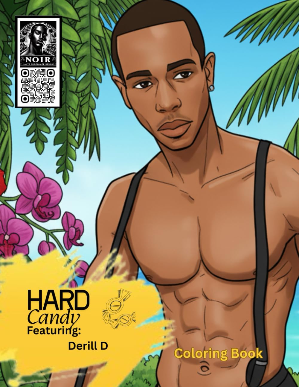 Haute Chocolate Designs | Hard Candy | Derill D | Beautiful African American Illustrations For Adults, Teens Relaxation And Stress Relieving