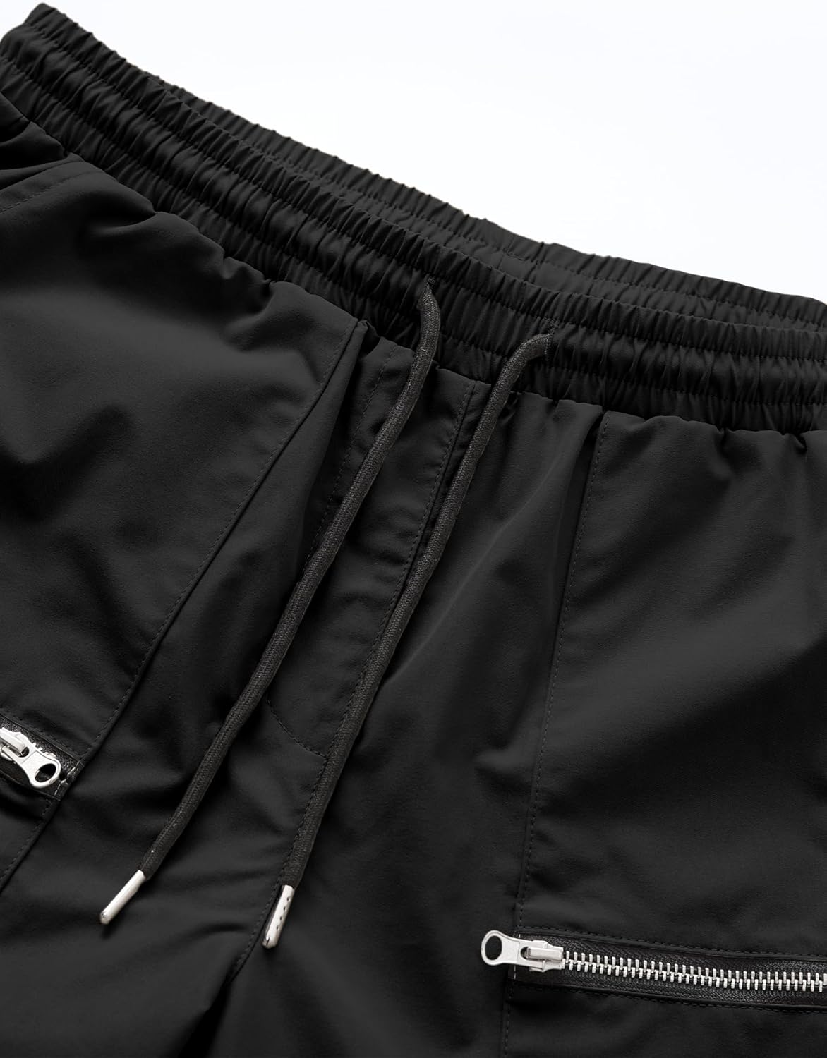 PLEPAN Men's Casual Cargo Pants Elastic Waist Drawstring Joggers Pants Tapered Sweatpants for Men Multi Pockets - Image 6