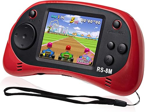 Miniatura 9 de Reproductor de videojuegos portátil de mano para niños con 200 juegos, pantalla IPS de 16 bits de 2.5 pulgadas, mini máquina electrónica retro para