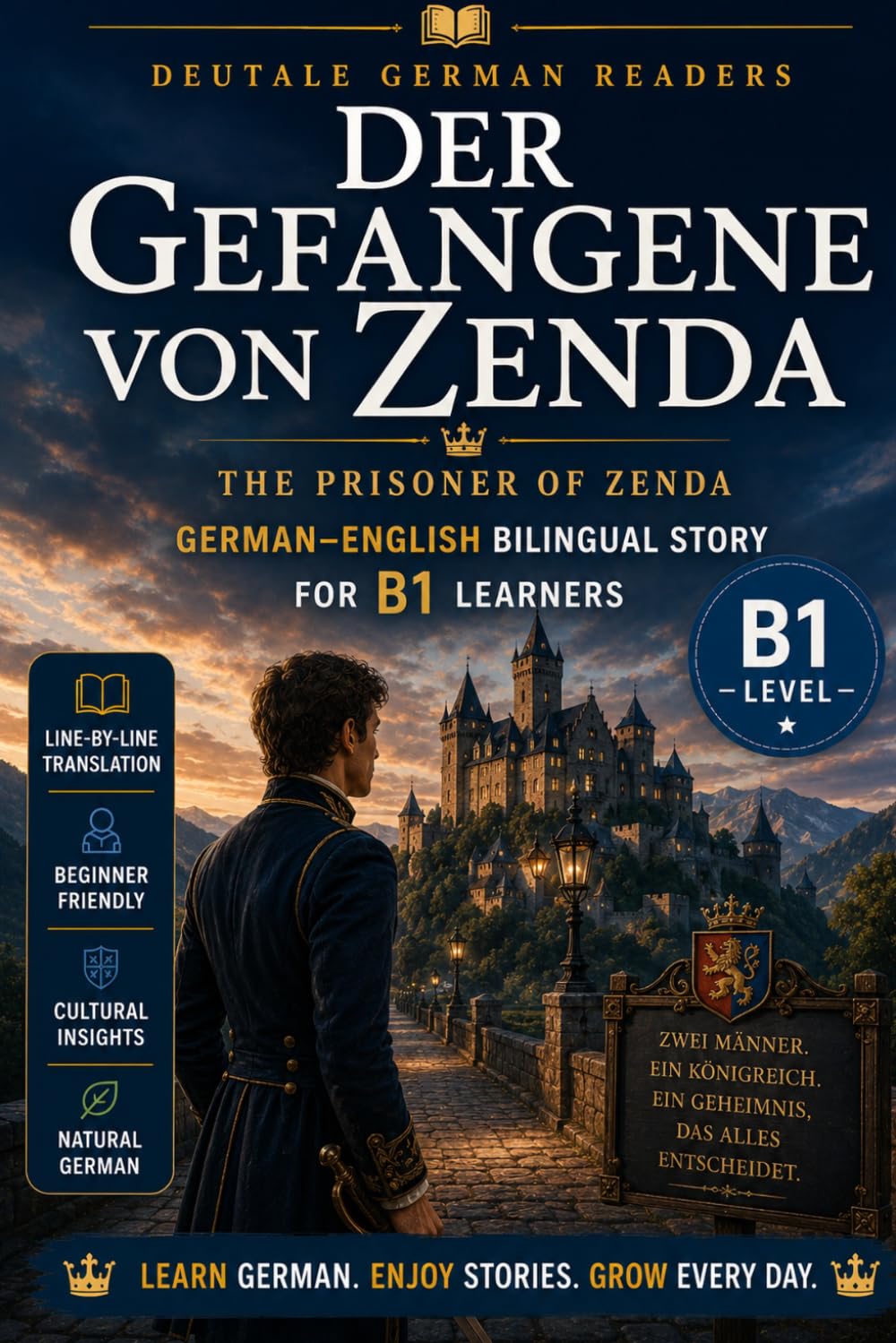 Der Gefangene von Zenda: German-English Bilingual Story for B1 Learners | DeuTale: Learn German Through Stories (German-English Bilingual Stories — B1 | DeuTale)