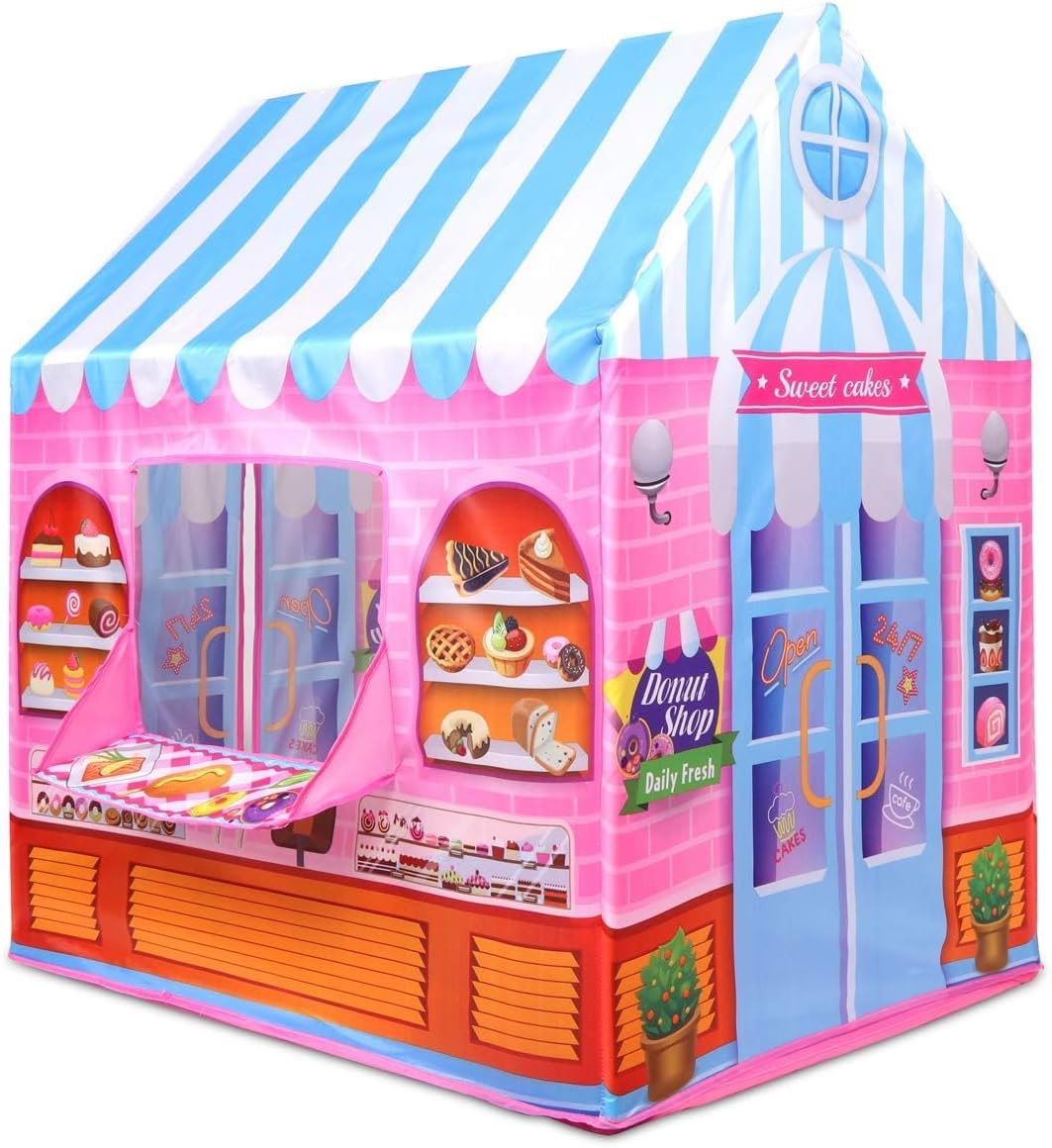 Kids Princess Castle Play House Large Indoor/Outdoor Tents For Baby (Candy house)