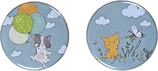 Magnetic Children's Car Seat Strap Holders (Curious Kittens)