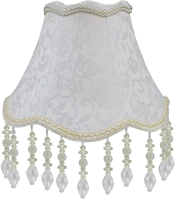 Lampshade Palace Style Fabric Relacement Light Shade for E14/E27 Table Lamp Bedside Lamp Floor Lamp,Ø 14 inch/36cm