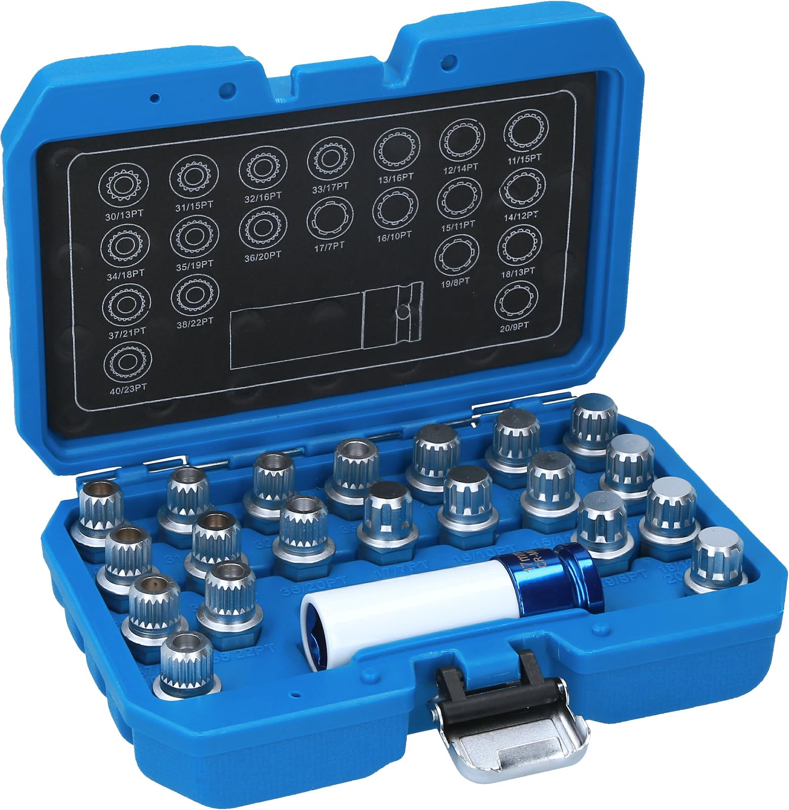 BRILLIANT TOOLS BT691230 Felgenschloss-Sortiment | für BMW | 21-TLG. [Powered by KS Tools]