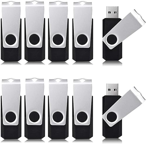 Miniatura 8 de Aiibe Unidad flash USB de 32 GB, paquete de 10 unidades flash USB 2.0 de 32 GB, unidad de memoria USB 2.0, unidad USB de 32 GB (5 colores mezclados