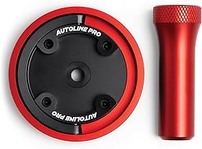 AutoLine Pro Universal Gas Cap Adapter For Easy EVAP Leak Testing - Includes Fuel Flap Bypass Opener Cylinder - For Automotive Smoke Machine Leak Detector