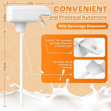 Hands-Free USB Rechargeable Automatic Drink Dispenser Water Juice Milk Tap