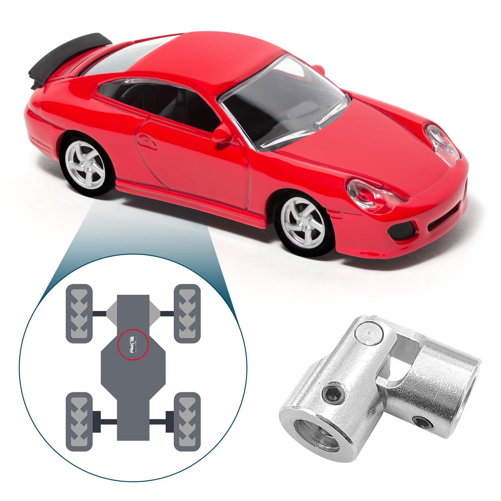 Universal Joint Couplings - 4 Pack -6