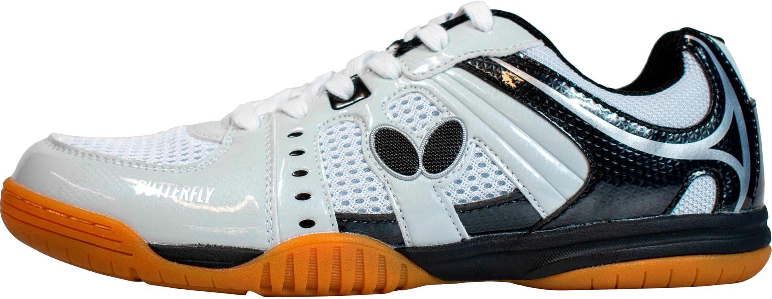 Butterfly Men's Lezoline Unizes Table Tennis Shoes - Durable, Gripping Outer Sole, Shock Absorption EVA, Ping Pong Shoe