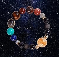 Vista 31 de Precious Gemstone Natural Crystal Healing Bracelet, Rutilated Quartz, Moonstone, Quartz Handmade Original Design Bracelet