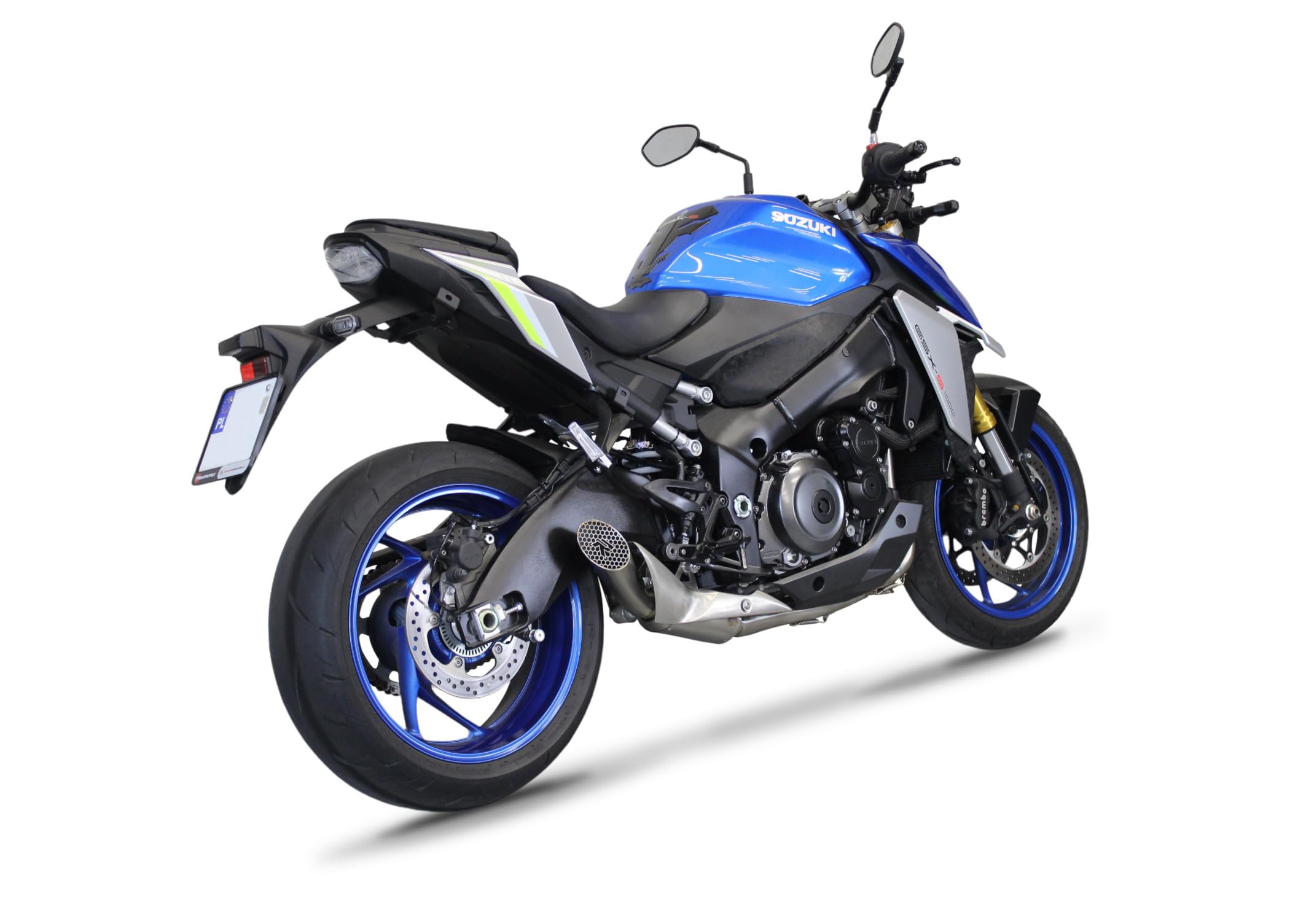 DOMINATOR Ligne complète d'échappement Collecteur Silencieux GP3 compatible avec GSX - S 1000/1000 GT / 950 2021-2023