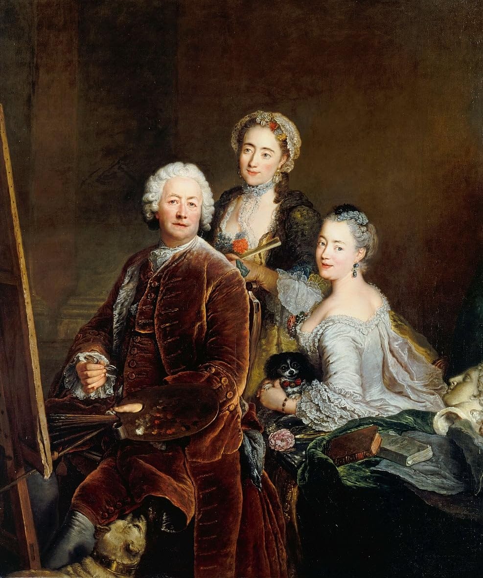 Art Portrait Antoine Pesne impression affiche décoration murale - 5