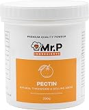 Mr.P Ingredients Pectin 250g NH Powder Ideal for Jams Marmalades Chutney Fruit Jellies Fruit Compote Gelling Agent Vegan Vegetarian Halal Kosher Gluten Free (Recyclable Pot) - 1