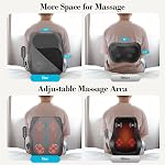 CuPiLo Massager de dos avec la chaleur, Pères Jour Papa Cadeaux pour les hommes, [2026 Mise à jour] - 4D Refroidissement et roulis & Massage vers le bas pour le dos tissu profond, Portable masseur du bas du dos pour la chaise, anniversaire Valentines Cadeaux pour hommes femmes maman papa