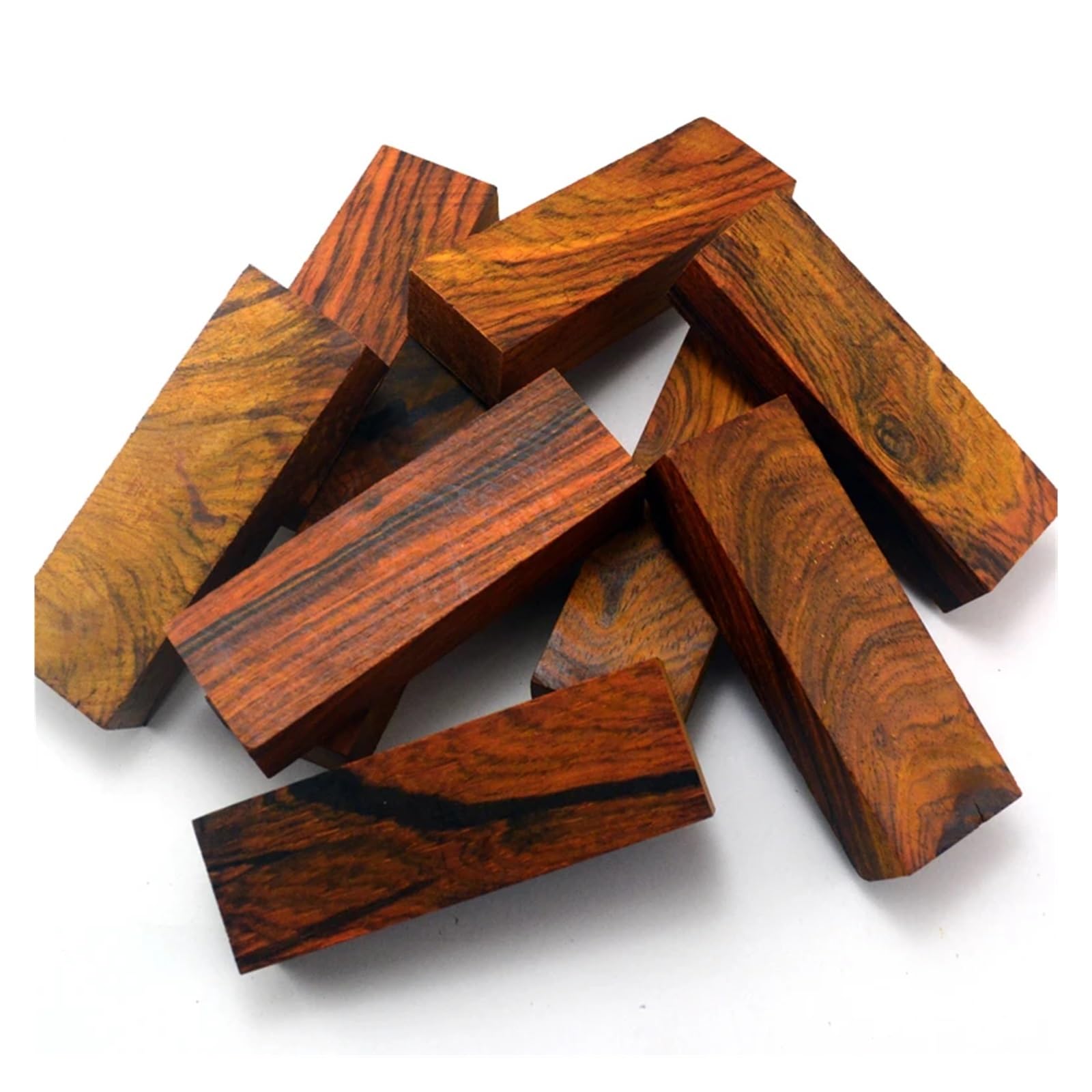 Cocobolo legno materiale fai da te braccialetto fatto a mano coltello manico anello braccialetto segnalibro materiale legno 1pc