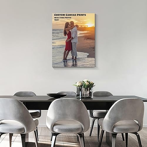Miniatura 8 de Impresiones en lienzo personalizadas con tus fotos, póster de arte de pared personalizado, regalos fotográficos enmarcados, arte fotográfico para