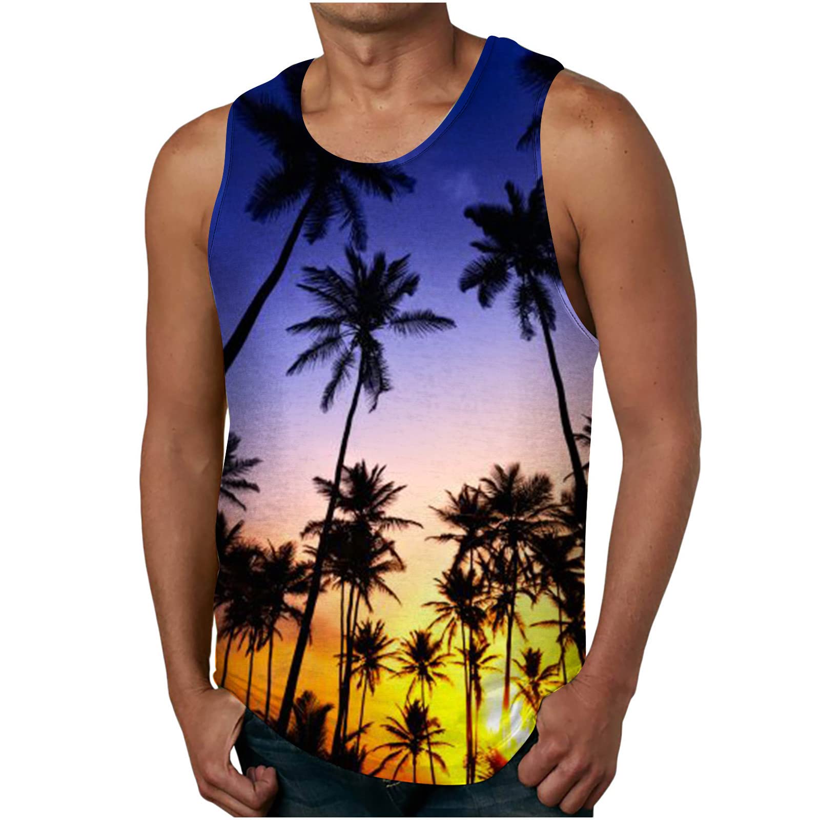 Sleeveless Camiseta Sin Mangas Camiseta Amarilla Hombre Decathlon