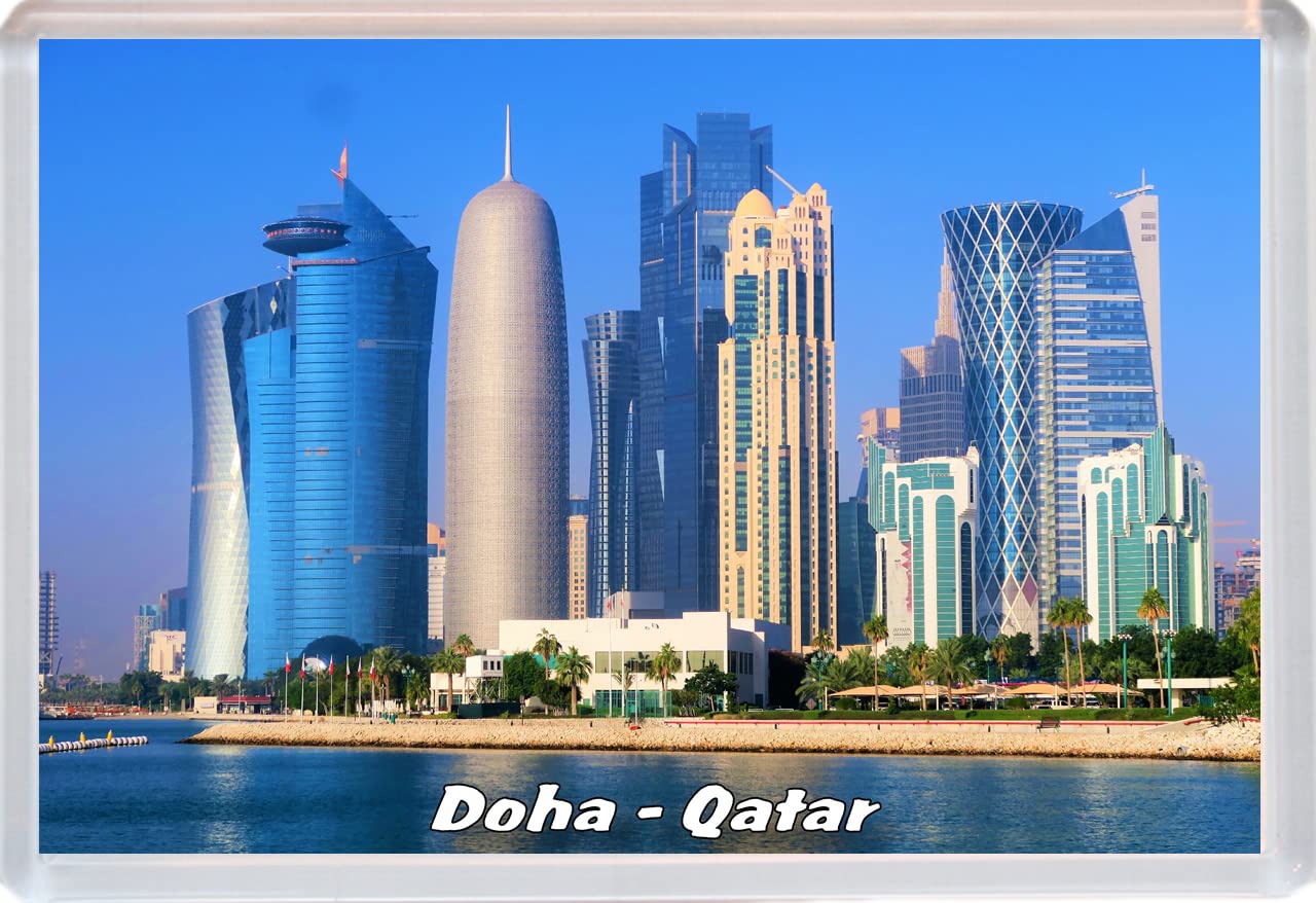 Baked Bean Store Multicolor Doha - Qatar - 96 X 67Mm Jumbo Fridge Magnet/Magnets Bbsfhm489