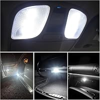 BellaGesundheit 36 mm-es Autó LED Belső Világítás Szett - 10 db Energiatakarékos Fehér Fény Alumínium Hűtőbordával - 12V Plug & Play Autóbel 7