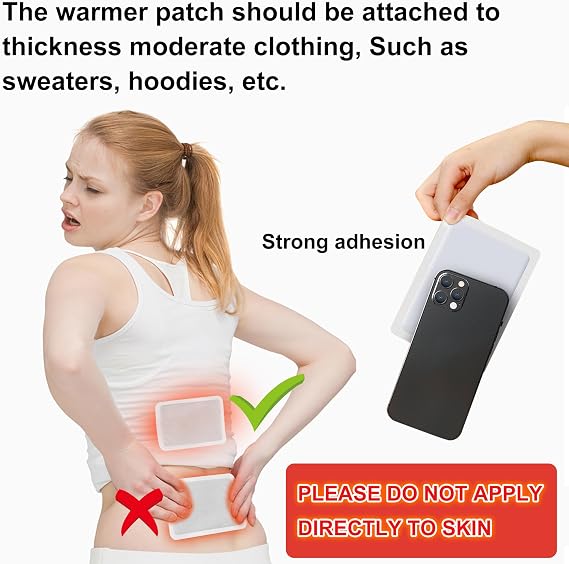 10 Pack Body Warmer Heat Patches, Lasting 10 Hours, 5.12 x 3.94 Inch