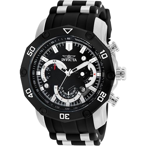 Invicta Men Pro Diver Scuba Quartz Watch, White, 23422