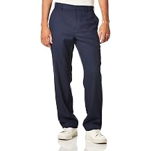 PGA Tour Mens Flat Front Golf Pant with Expandable Waistband