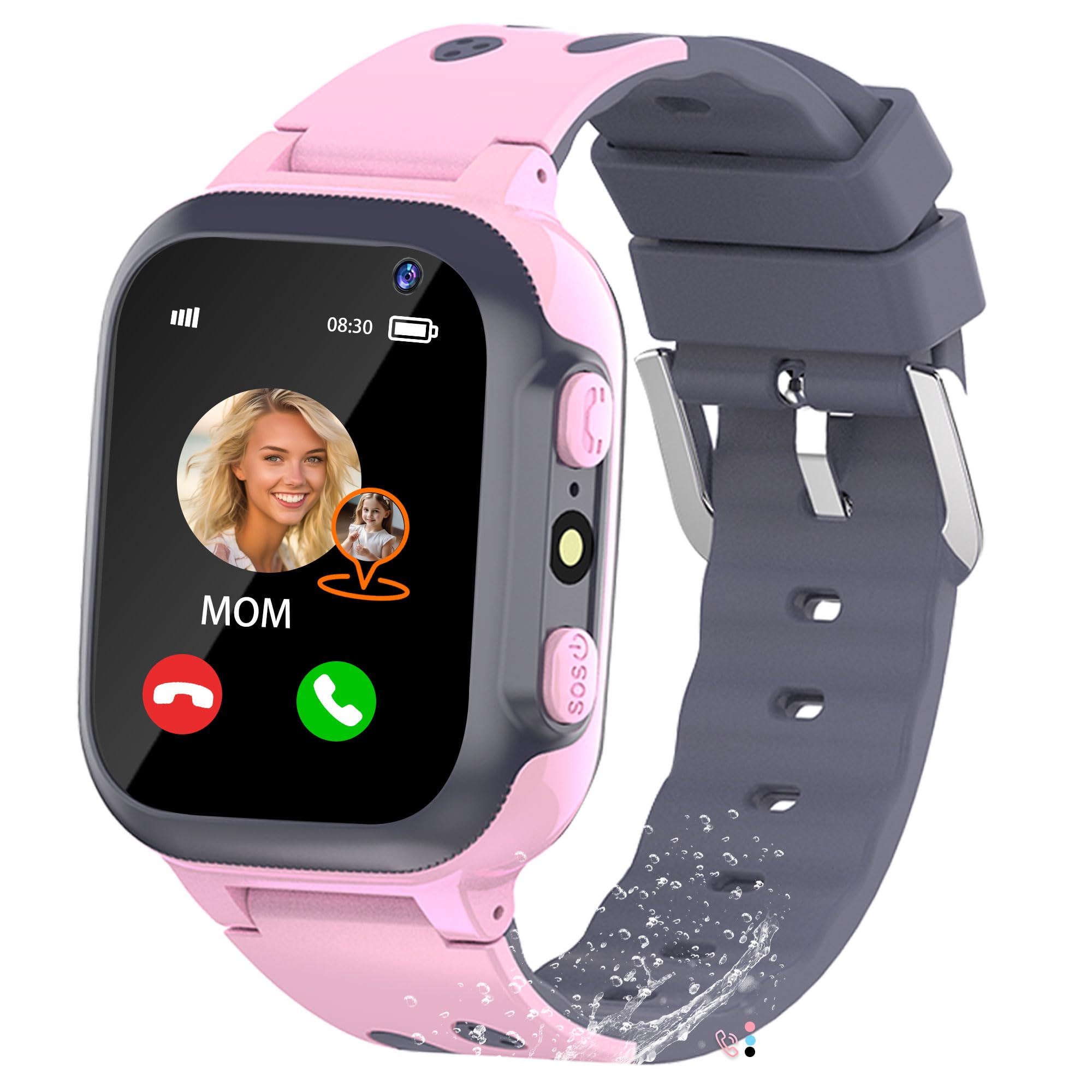 Smartwatch dla Dzieci Chłopcy Dziewczynki z GPS Telefon Gry SOS