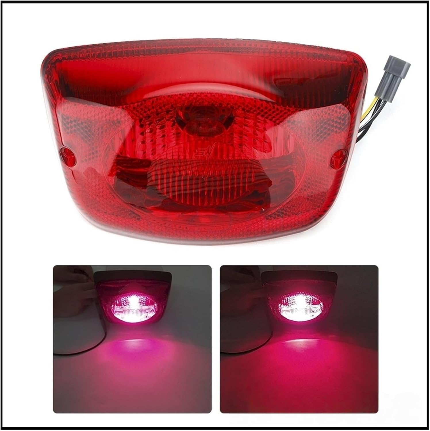 Luz de Freno Trasera Moto Para 50 LX 4T 4V TOURING (C38700) 2009-2012 Luces traseras de motocicleta Luz trasera roja Luz trasera Para Para Scooter Luz de freno trasera Luces traseras