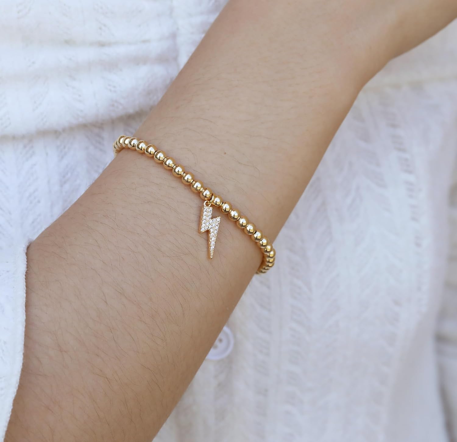 RZKING Golden Bracelets for Women, Evil Eye Butterfly Dragonfly Elephant Charm Bracelets for Women, Friendship Bracelets, Birthday, Retirement, Inspirational Gifts for Women