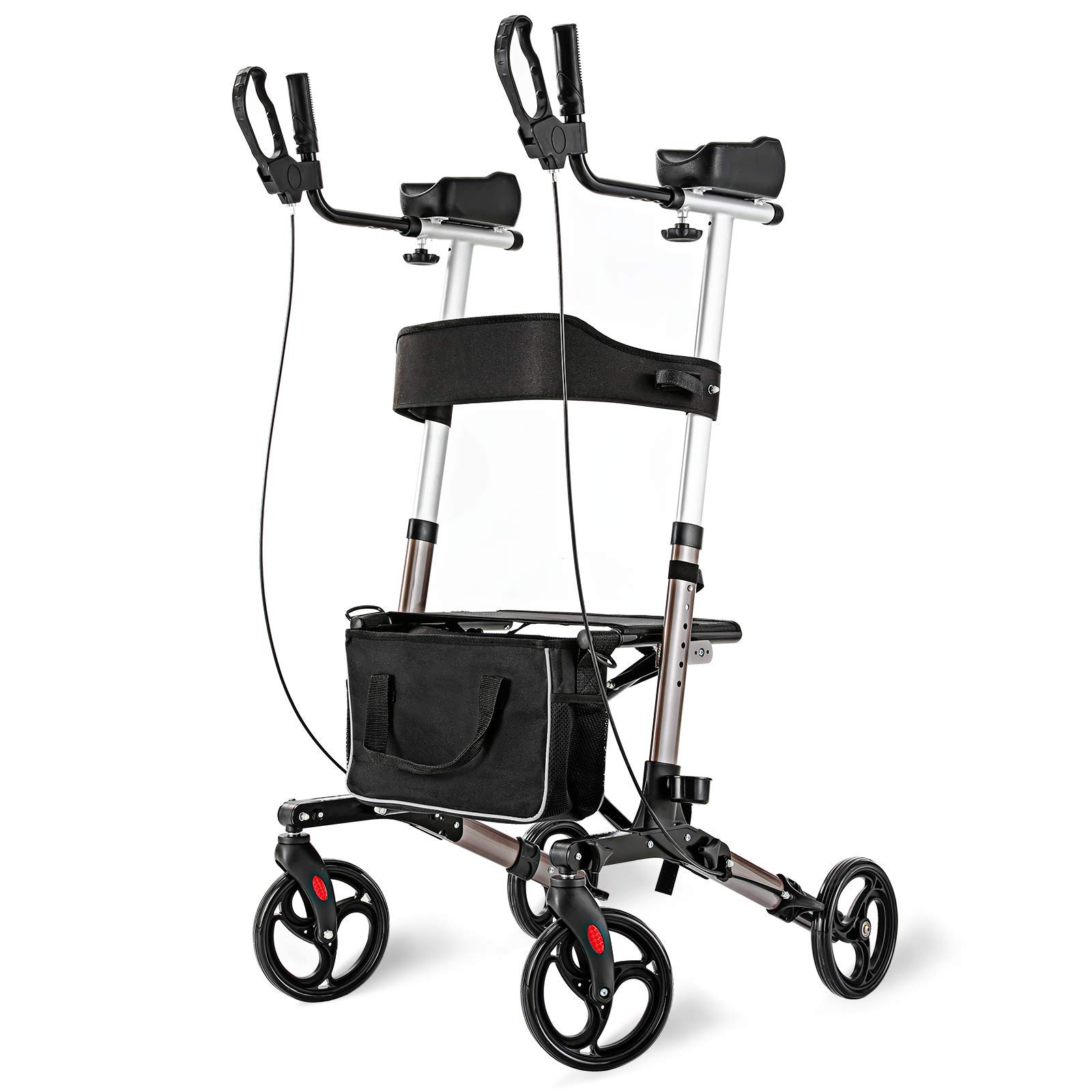 Buy RINKMO Upright Rollator Walker for Seniors and Adults Stand Up