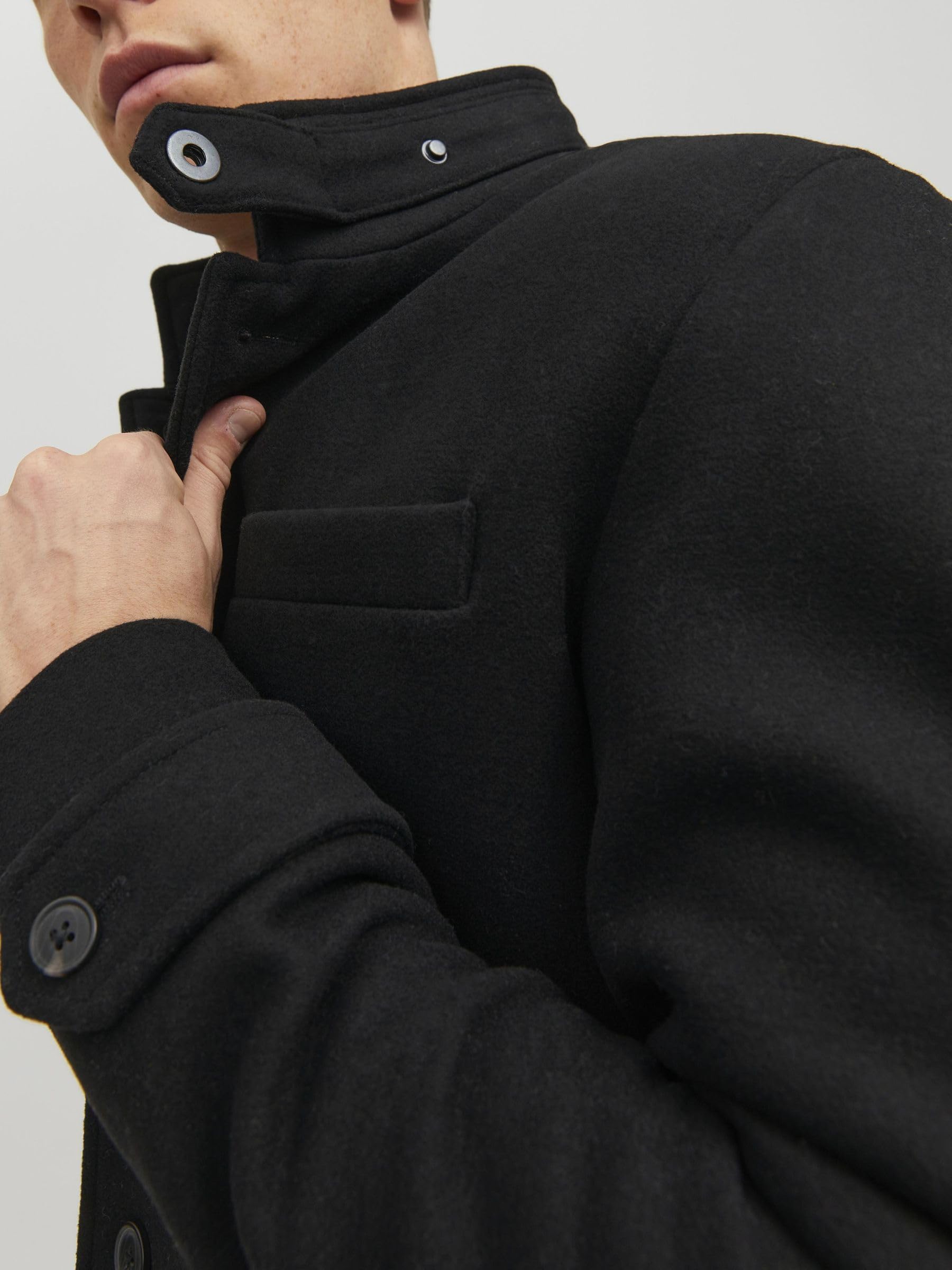 JACK & JONES Premium Coat Coat | Regular Fit, Semplice, Maniche lunghe, Lungo, Casual, Non lavare