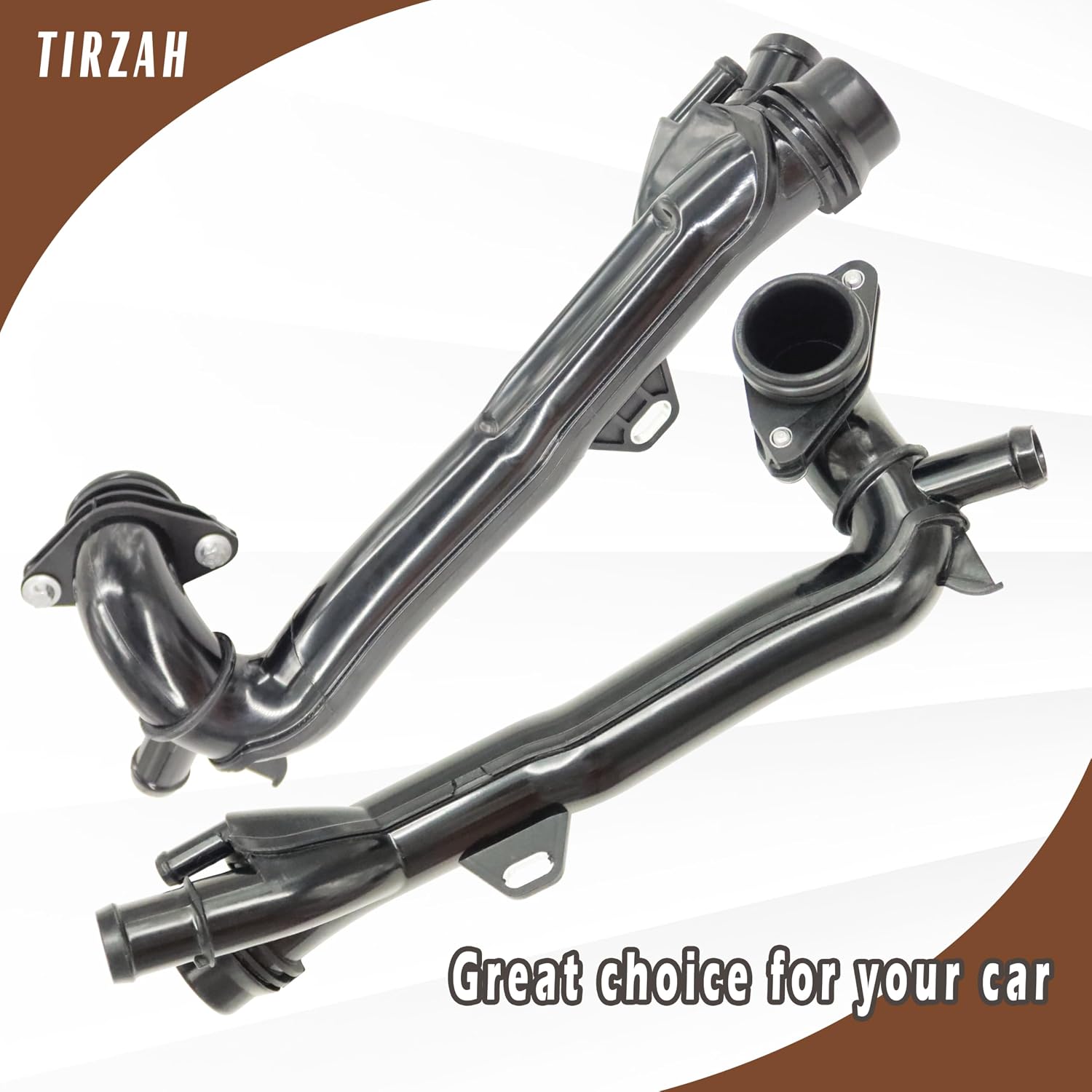 Tirzah Coolant Hose for BENZ C300 M264,GLC 300,GLE350 2019-2023,Water Pipe,Engine Coolant Line. 2642008600,264-200-86-00