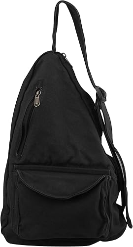 Bolso cruzado de lona para mujeres y hombres, bolsa de viaje casual, senderismo, pecho pequeño, bolso de hombro al aire libre