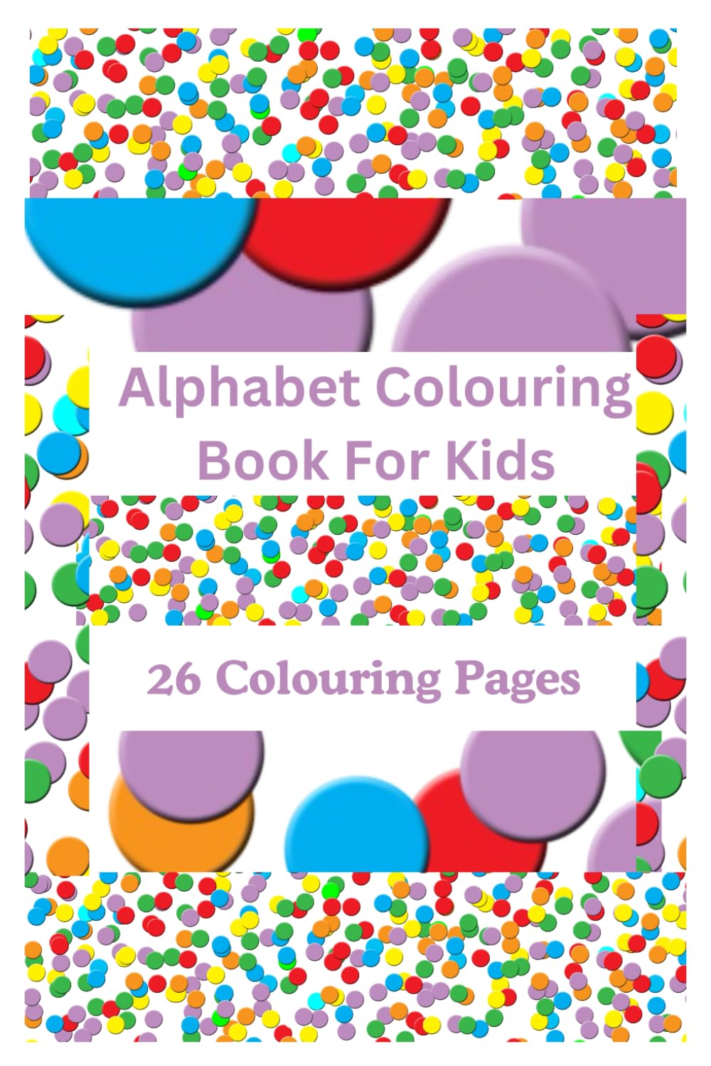 Flowery Alphabet Colouring Book