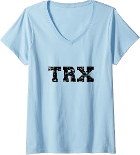 Women's TRX Design for TRX Beginners/Bold, Modern Distressed Font V-Neck T-Shirt
