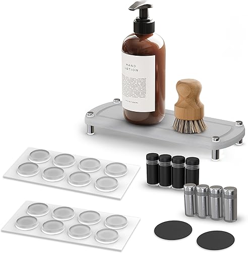 Miniatura 9 de Organizador de fregadero para el hogar  Tierra de diatomeas  Carrito de fregadero de piedra de secado rápido  Soporte de jabón para cocina