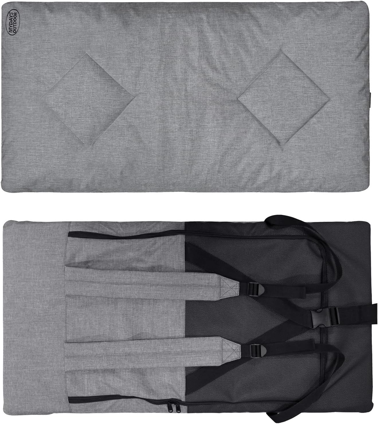 Stadium Seats, Portable Bleacher Seat Pad, Foldable Cushion Mat with Shoulder Strap, Comfortable Outdoor Seat for Sports Events, Concerts, Hiking, Camping, Beach, Fishing, Patio, Picnic, Seating