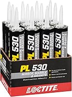 Vista 8 de Loctite PL 530 Adhesivo de construcción de espejo, mármol y granito, 10 onzas