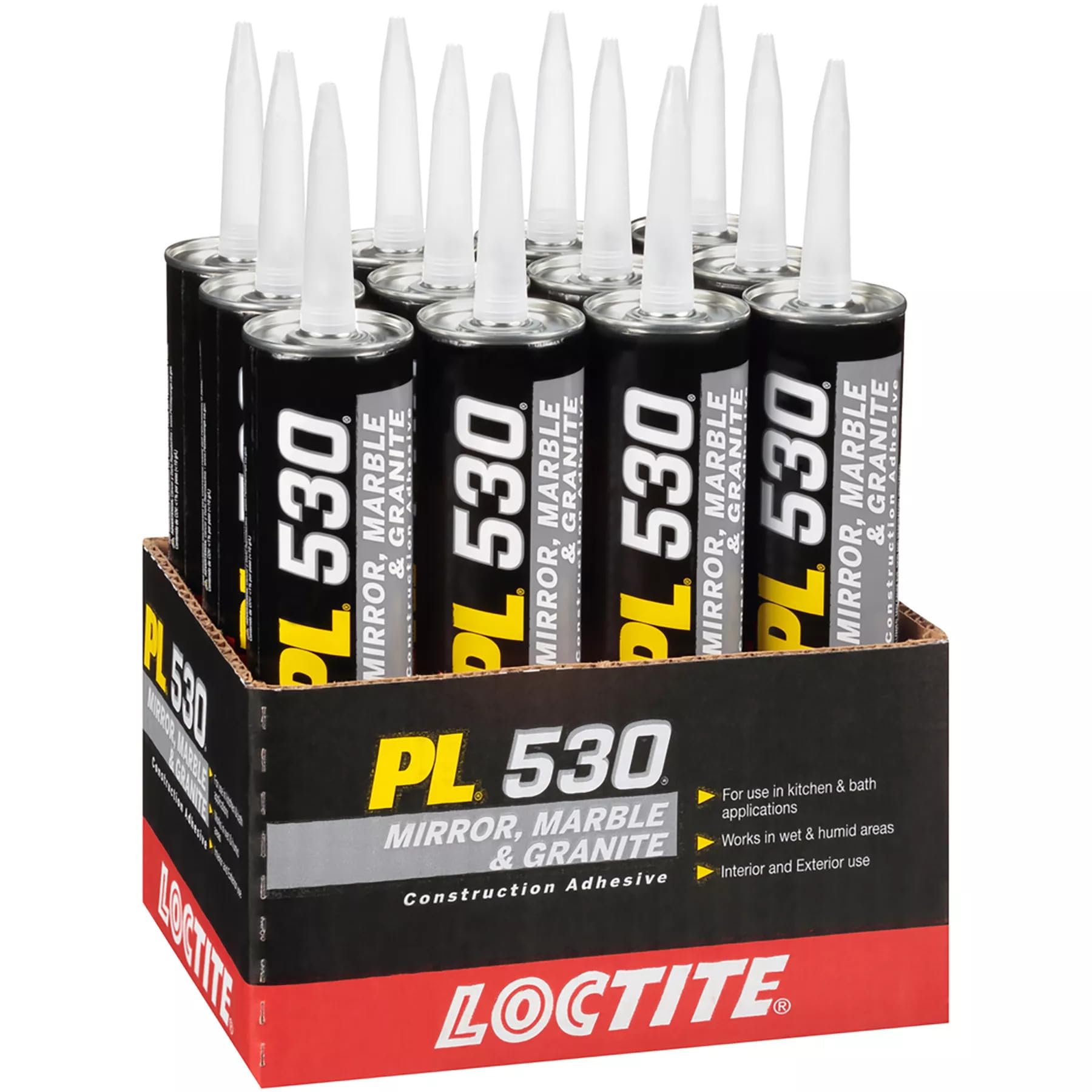 Loctite PL 530 Mirror Marble and Granite Adhesive