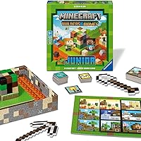 Ravensburger - Minecraft Builders & Biomes Junior, Gioco cooperativo per Bambini di 5+ Anni per 2