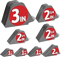 Vista 11 de Protectores de cortapelos de 3 pulgadas, peines guía de cortapelos premium para Wahl Clippers Mega guías de corte con 8 longitudes de corte de 1.25