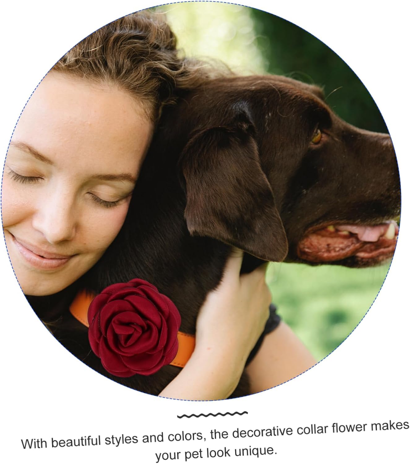 Housoutil 60pcs Chiffon Flower Pet Collar Decorations Random Colors Cute Breathable Floral Accessories for Dogs and Cats for Pet Grooming and Special Occasions