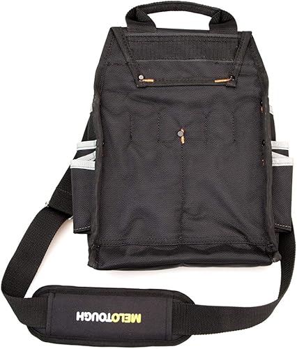 Miniatura 4 de MELOTOUGH Bolsa de herramientas para electricista, bolsas para cinturón de herramientas, múltiples bolsillos, organizador de herramientas para